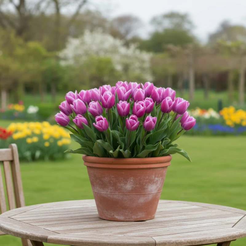Bulbe de Tulipe Simple Tardive Violette Beauty