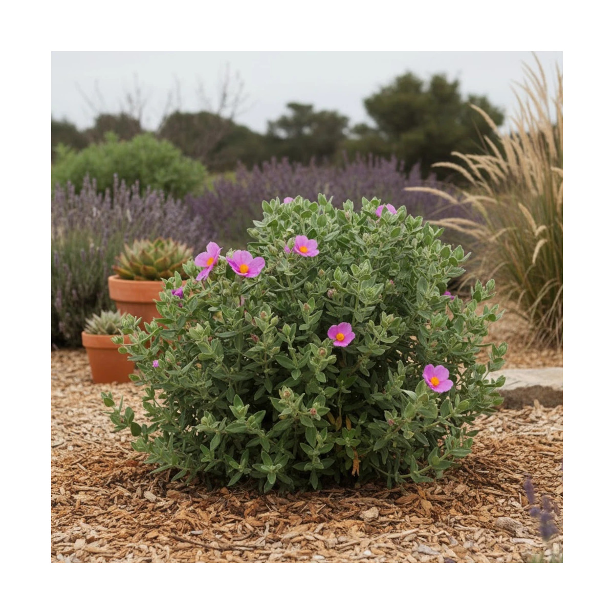 Ciste cotoneux, Cistus
