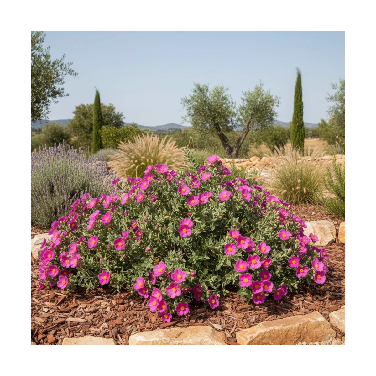 Ciste cotoneux, Cistus