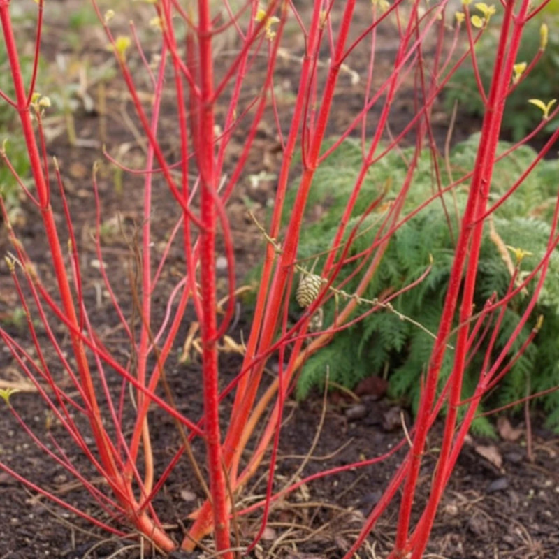 Cornouiller blanc Baton Rouge® 'Minbat', Cornus