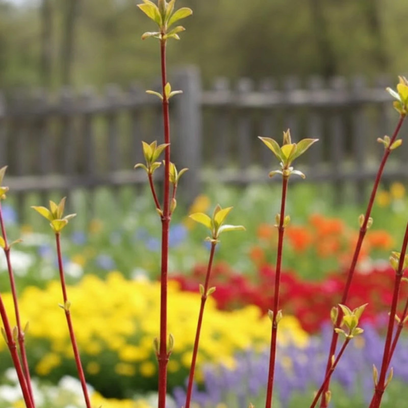 Cornouiller blanc Baton Rouge® 'Minbat', Cornus