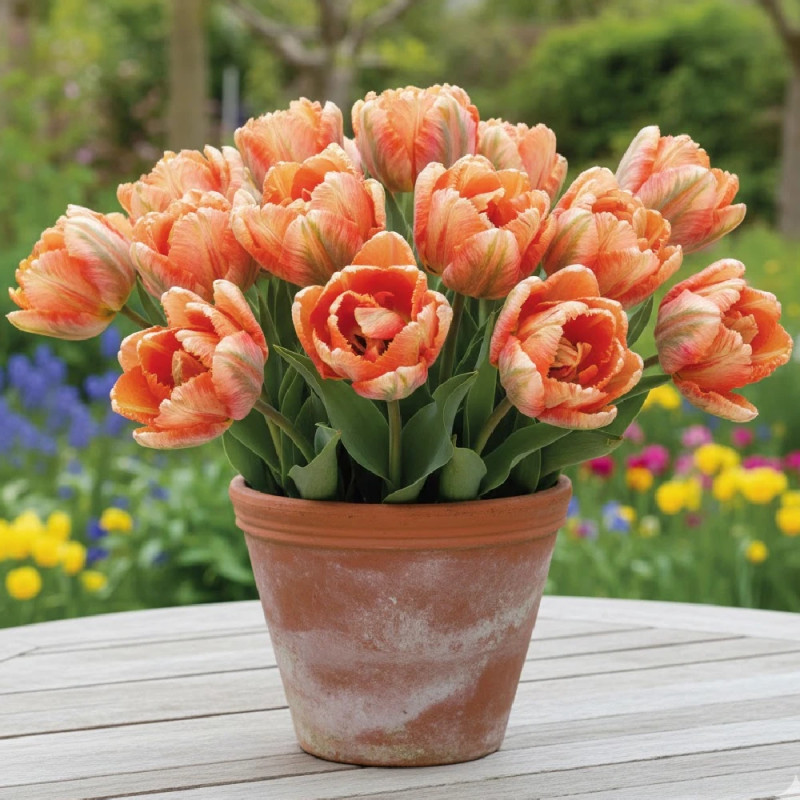 Bulbe de Tulipe Perroquet Apricot Parrot