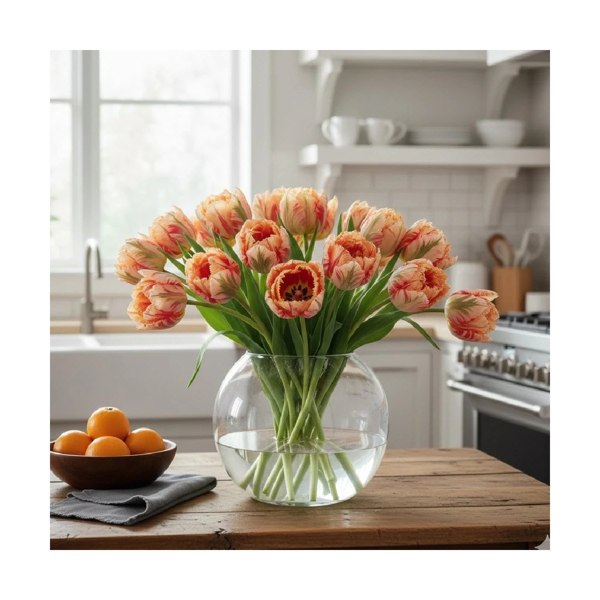 Bulbe de Tulipe Perroquet Apricot Parrot
