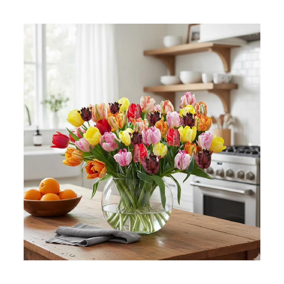 Bulbe de Tulipe perroquet Variées