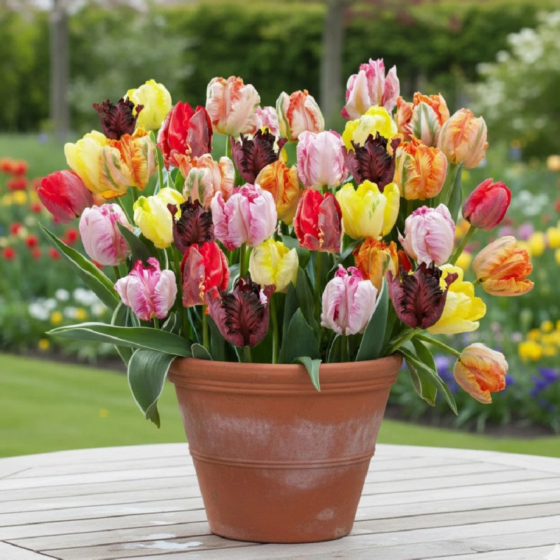 Bulbe de Tulipe perroquet Variées