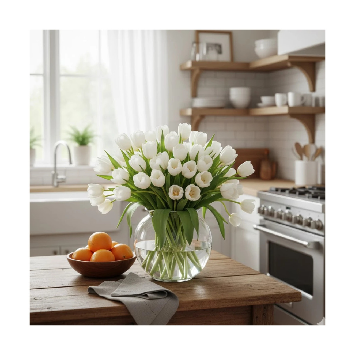 Bulbe de Tulipe simple hâtive White Marvel