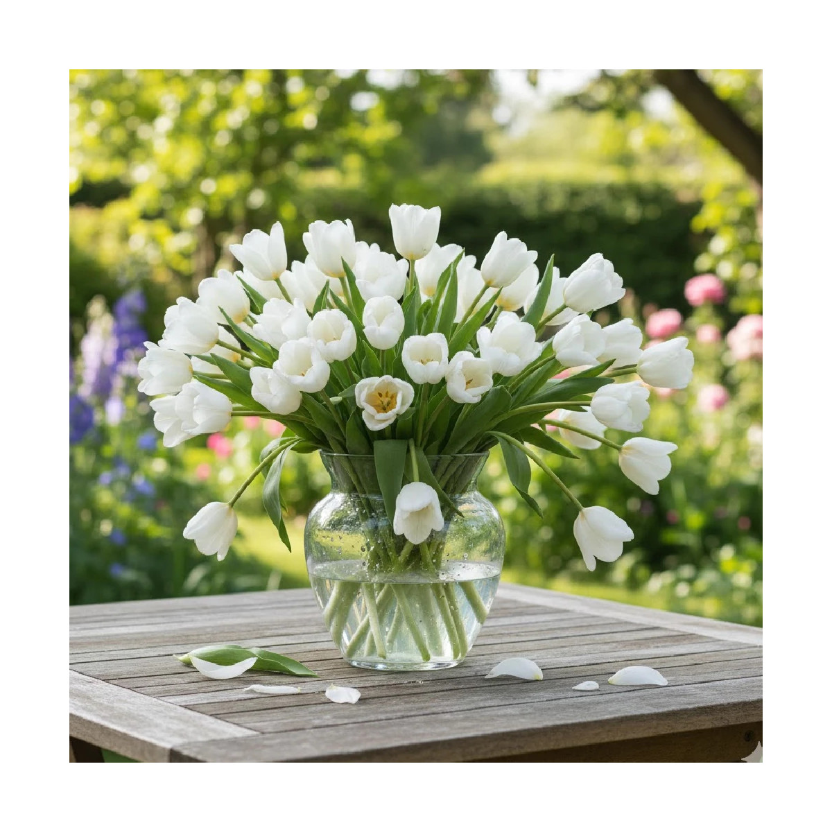 Bulbe de Tulipe simple hâtive White Marvel
