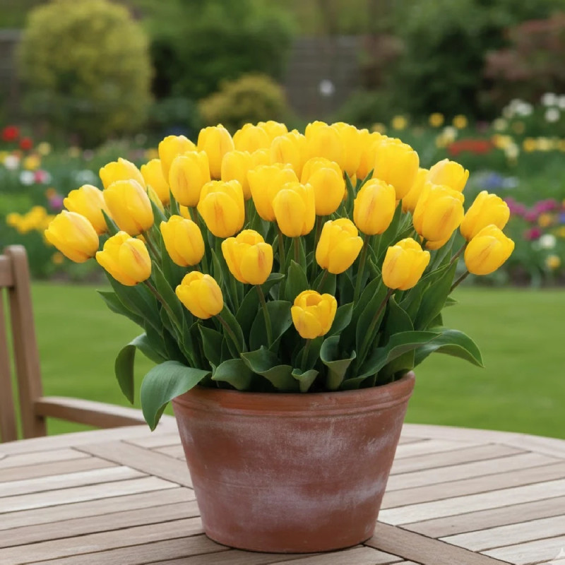 Bulbe de Tulipe Darwin Golden Paradise