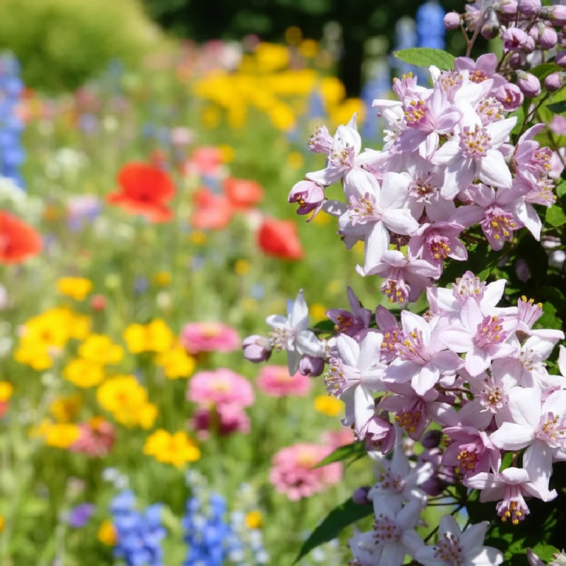 Deutzie Mont Rose - SILENCE, ça pousse !, Deutzia