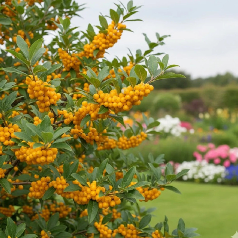 Elaeagnus Pointilla® 'Fortunella', Chalef d'automne à baies de goumi
