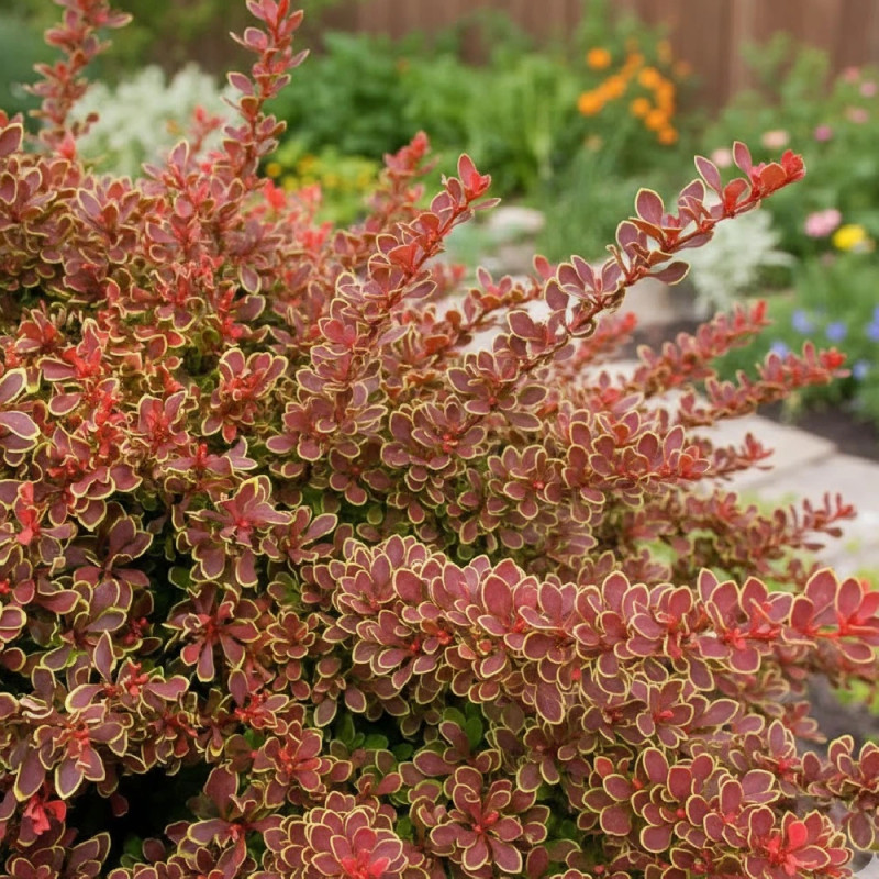 Graines D'épine-vinette Rouge (Berberis Thunbergii) - 15 Graines Pour Arbuste Décoratif épineux, Baies Rouges - Plante De Jardin - 10
