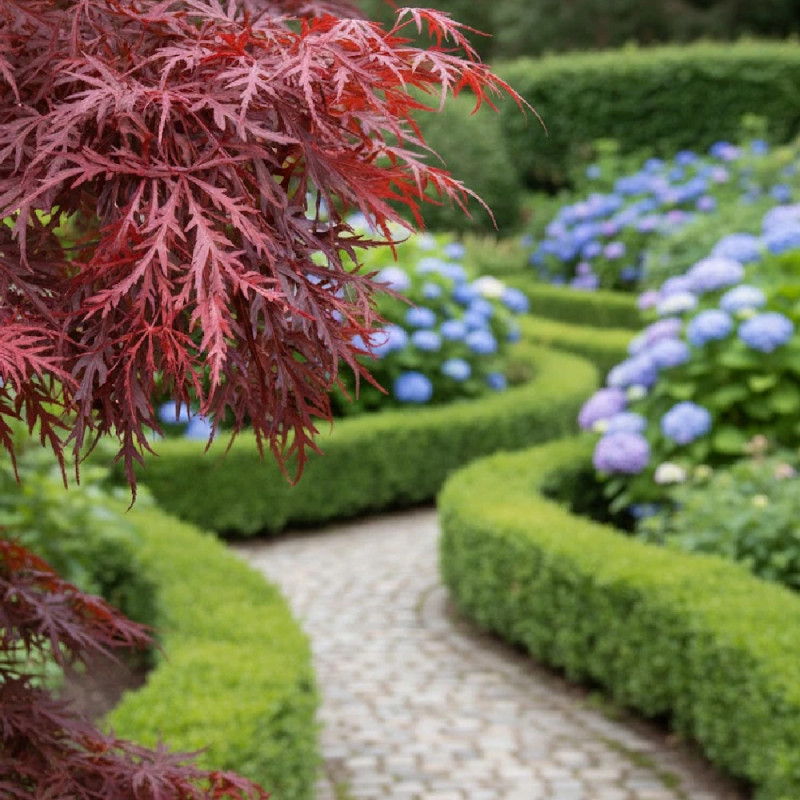 Érable du Japon Crimson Queen, Acer palmatum