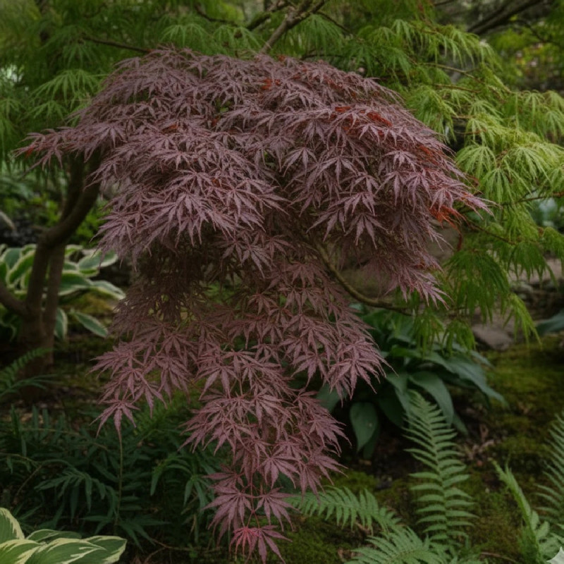 Érable du Japon Inaba Shidare, Acer palmatum
