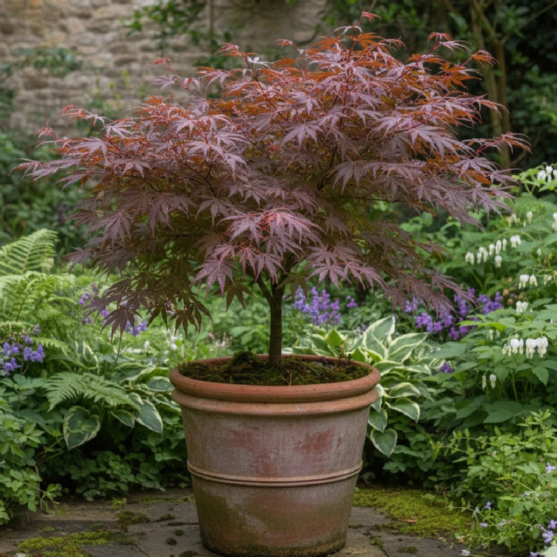 Erable du Japon Sherwood Flame - SILENCE, ça pousse !, Acer palmatum