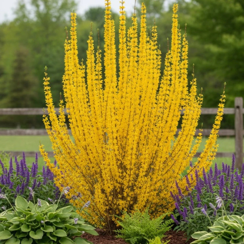 Forsythia Lynwood - SILENCE, ça pousse !, Mimosa de Paris
