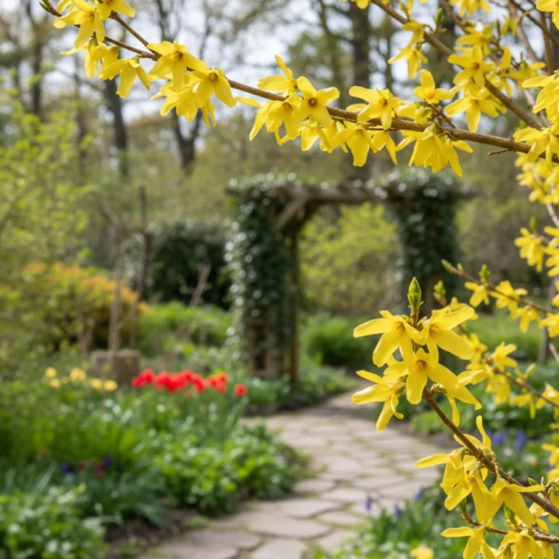 Forsythia Lynwood - SILENCE, ça pousse !, Mimosa de Paris