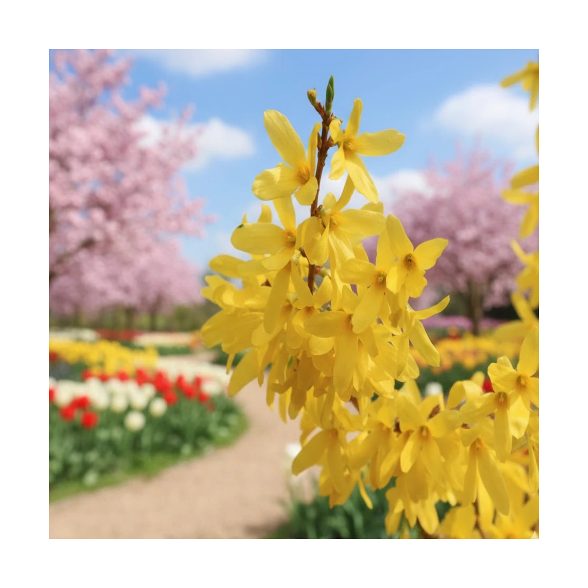 Forsythia Spectabilis, Mimosa de Paris