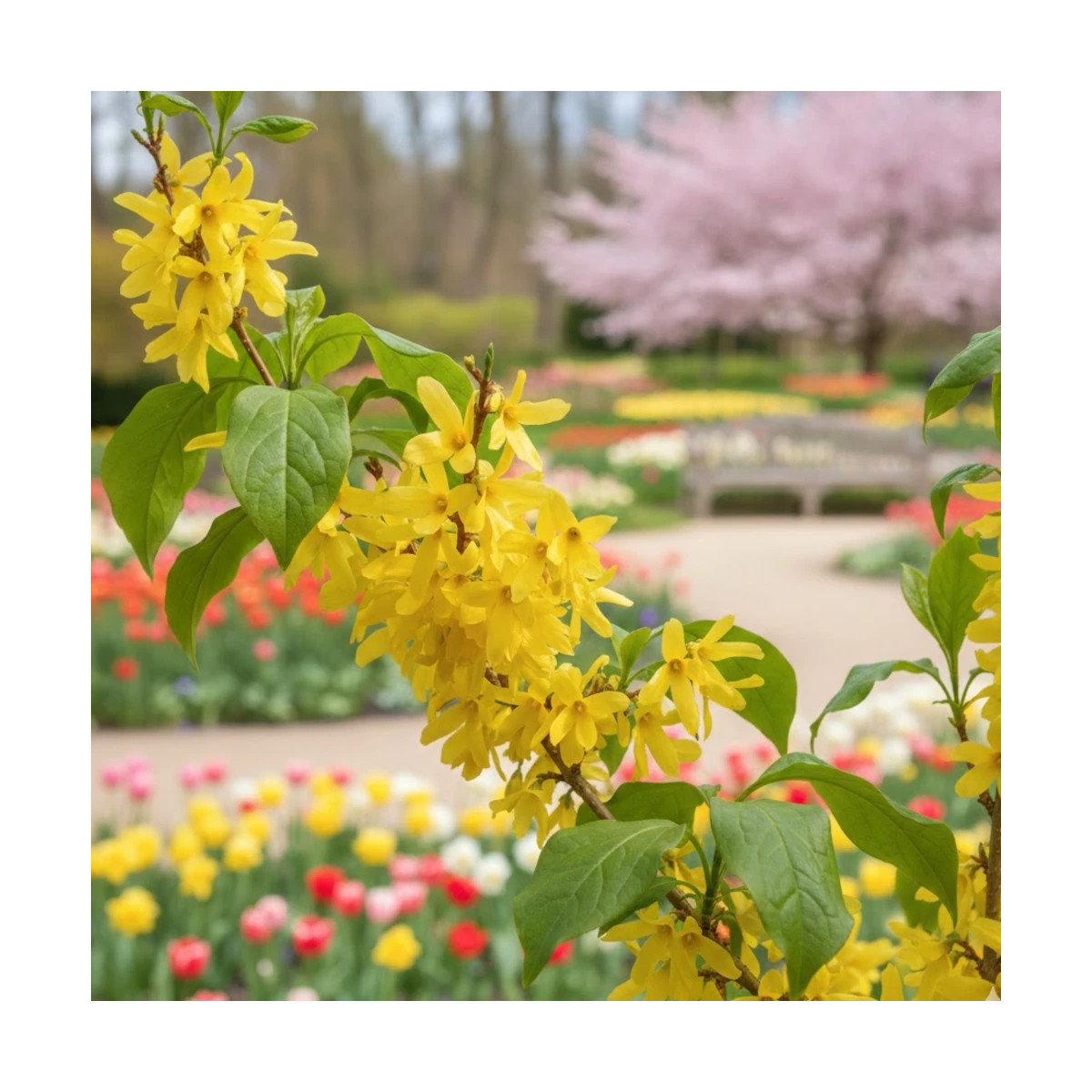 Forsythia Spring Glory, Mimosa de Paris Forsythia Spring Glory, Mimosa de Paris