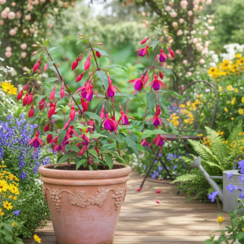 Fuchsia arbustif Bernisser Hardy