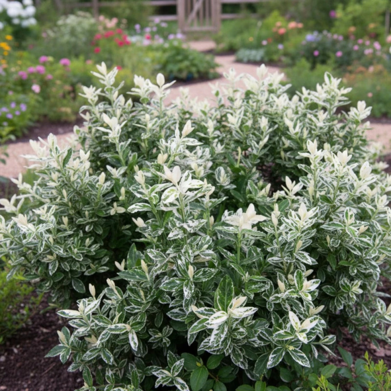 EUONYMUS fortunei GOLDEN HARLEQUIN 'Hoogi' - Arbustes couvre-sol