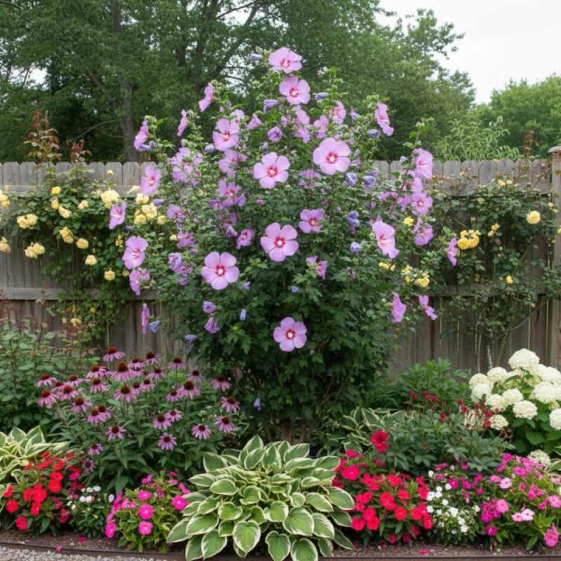 Hibiscus Hibisa® 'Parma', Althéa