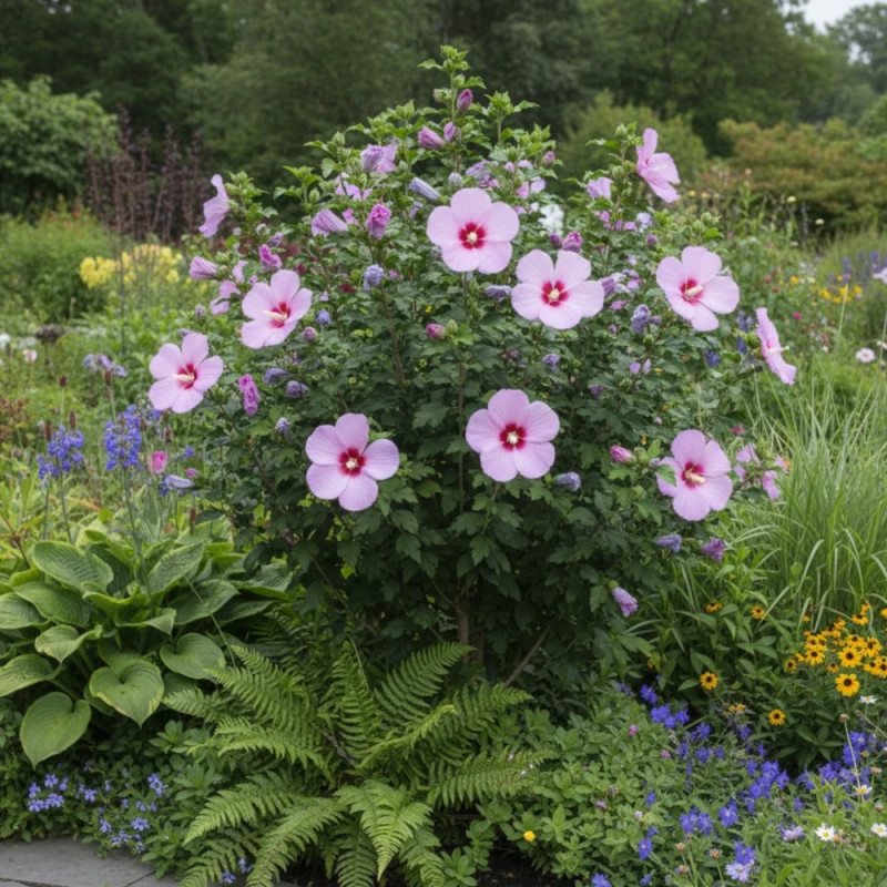 Hibiscus Hibisa® 'Parma', Althéa