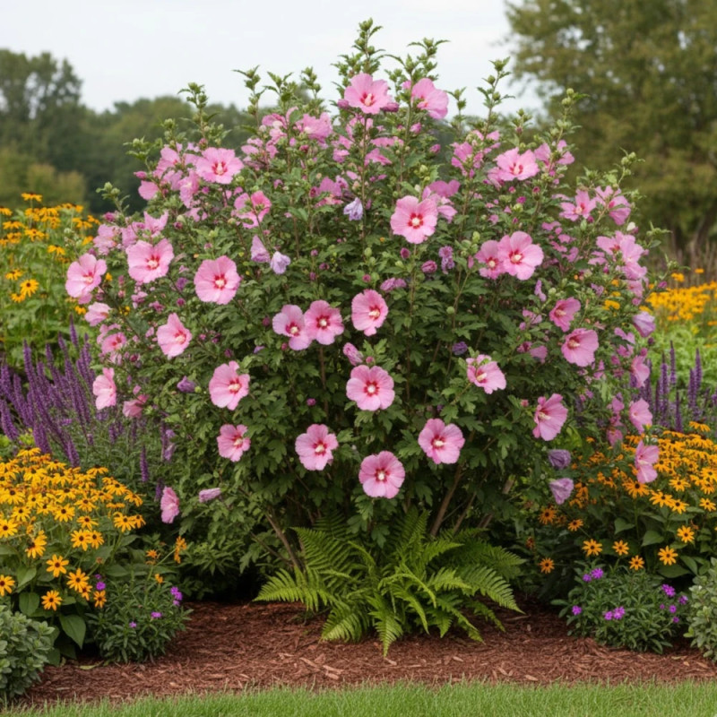 Hibiscus Pink Giant® 'Flogi', Althéa