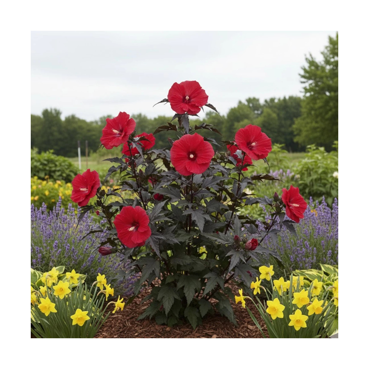 Hibiscus des marais Carousel® 'Red Wine'