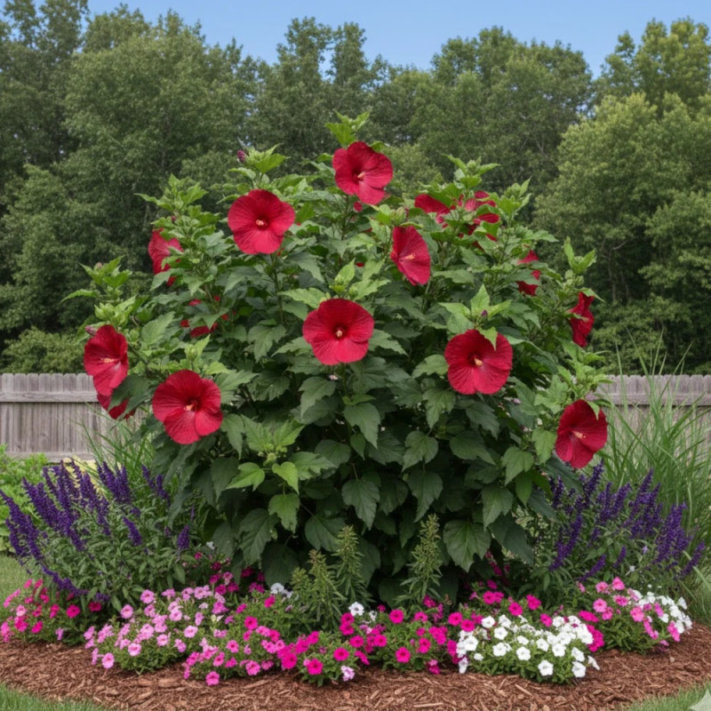 Hibiscus des marais My Valentine