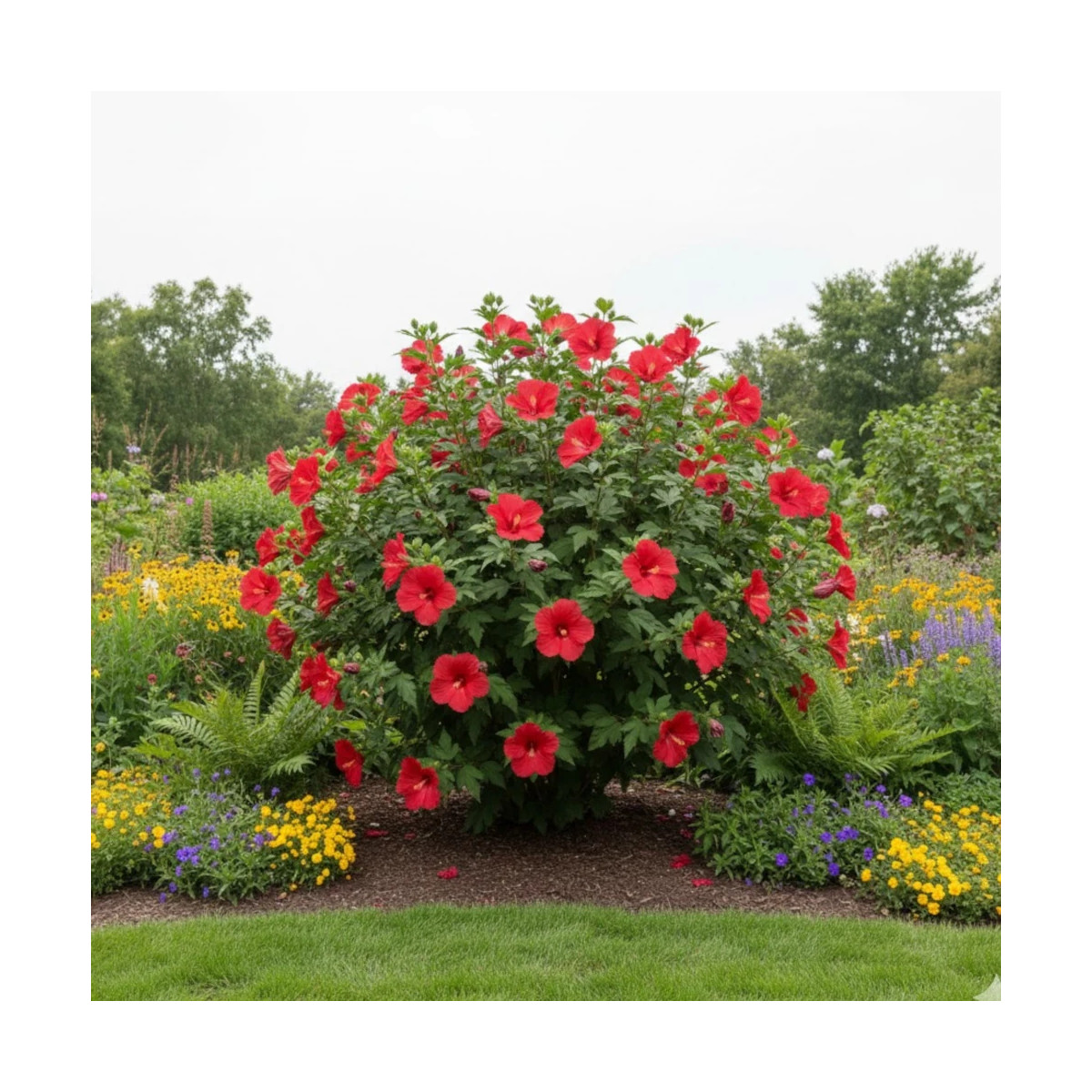 Hibiscus des marais Raijin® 'Akata88'