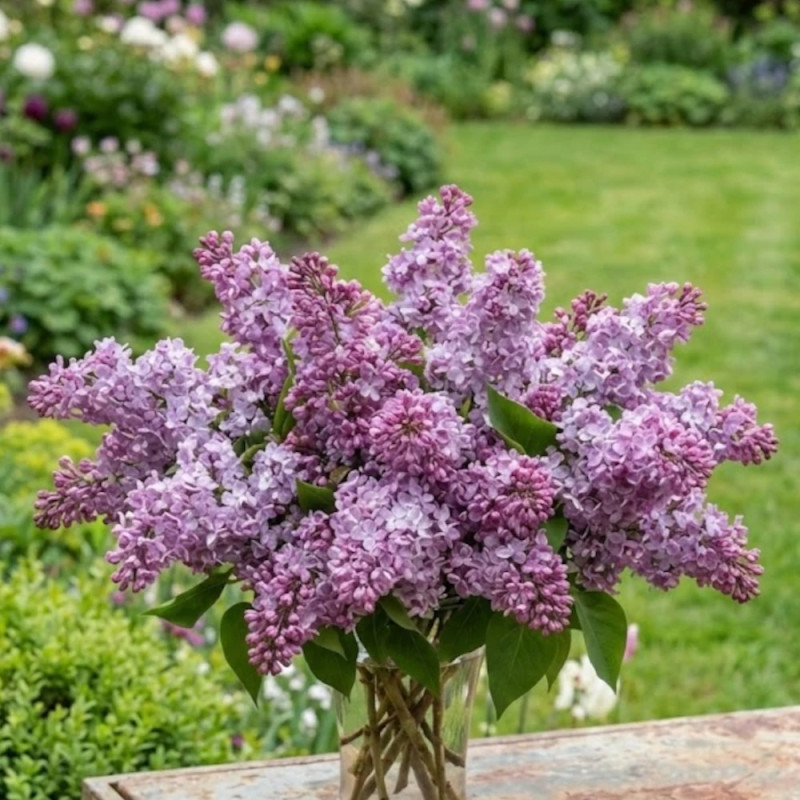 Lilas commun Belle de Nancy, Syringa