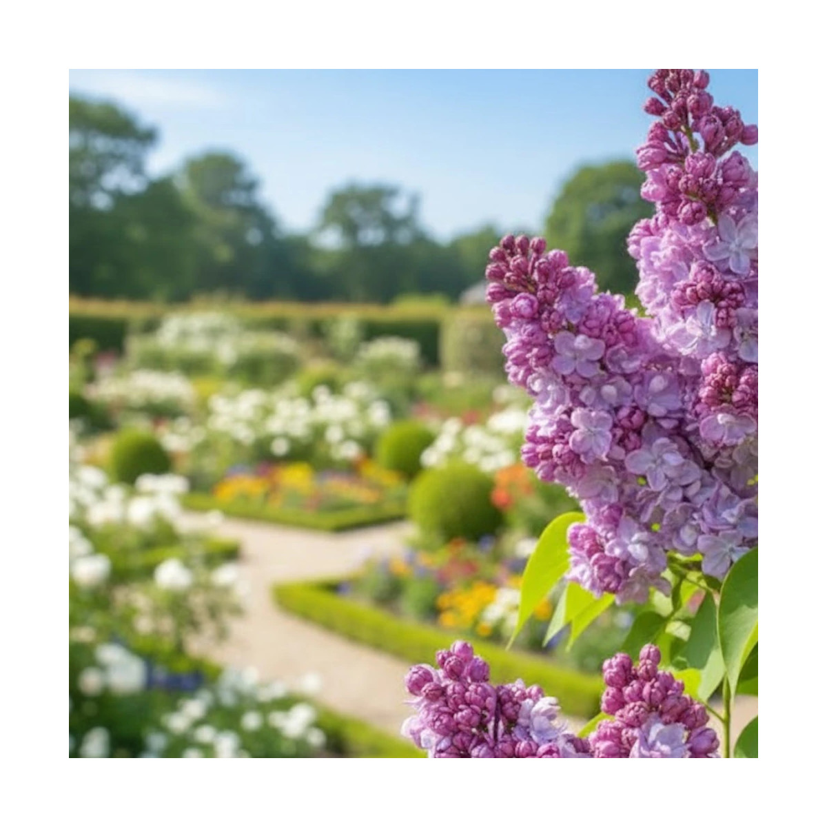 Lilas commun Katherine Havemeyer, Syringa Lilas commun Katherine Havemeyer, Syringa