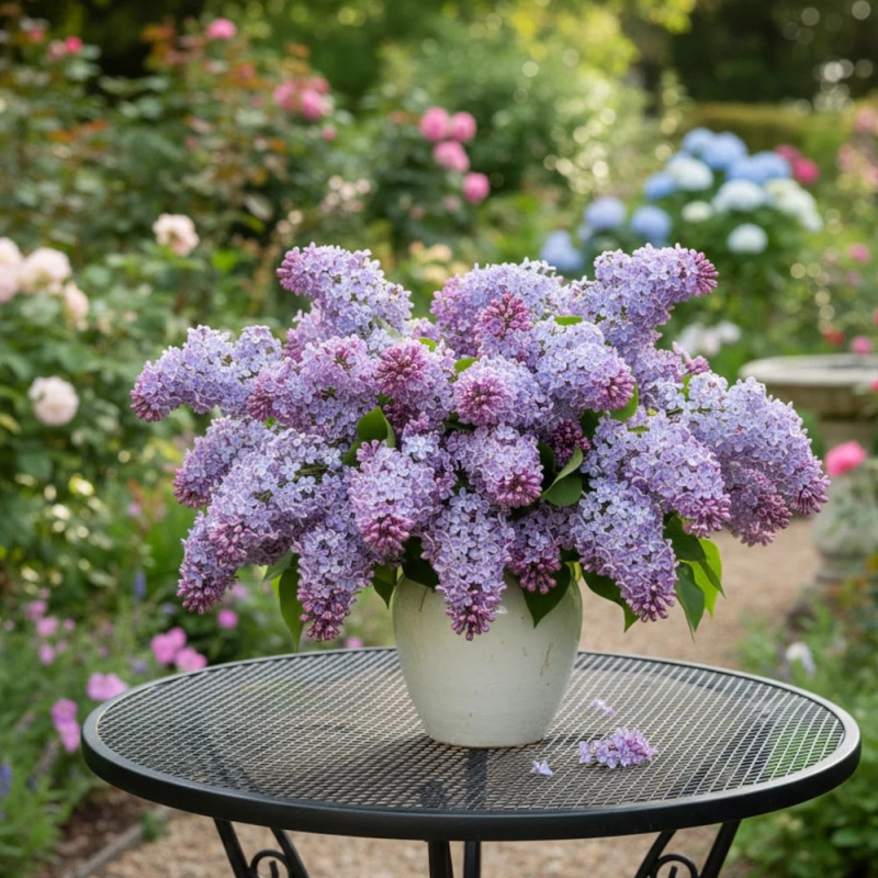 Lilas commun Nadezhda, Syringa