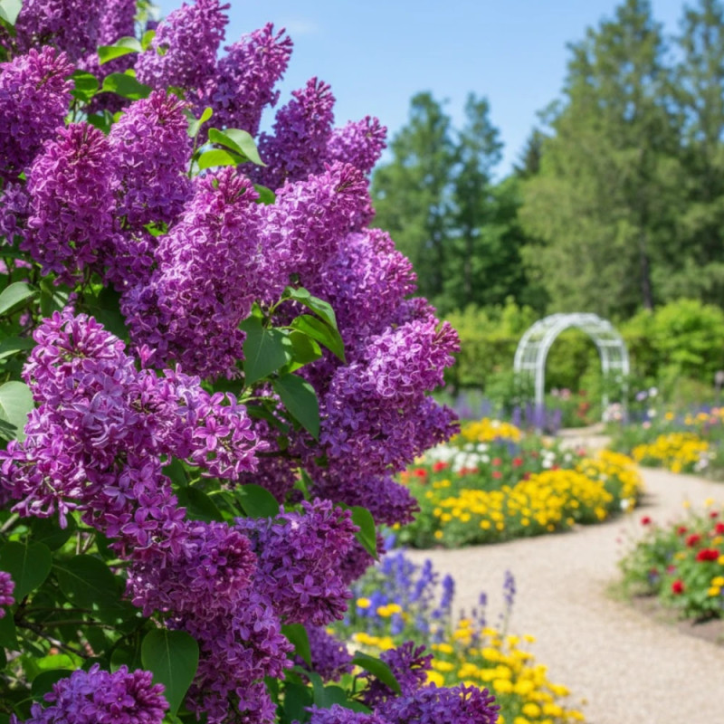 Lilas de Rouen Saugeana, Syringa