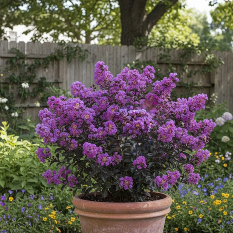 Lilas des Indes Black Diamond® Lavender Lace™, Lagerstroemia