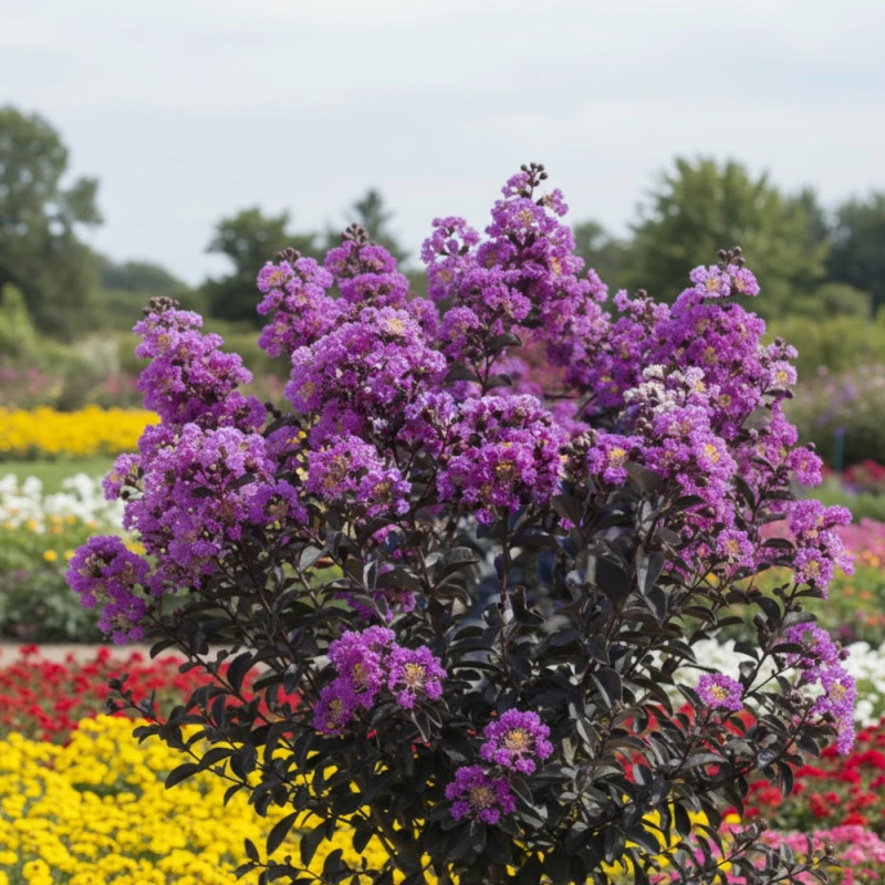 Lilas des Indes Black Diamond® Purely Purple™, Lagerstroemia