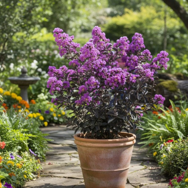 Lilas des Indes Black Diamond® Purely Purple™, Lagerstroemia