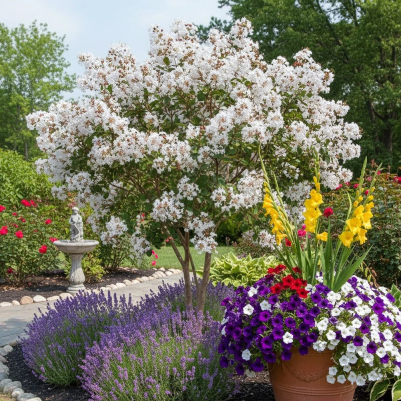 Lilas des Indes Kimono, Lagerstroemia