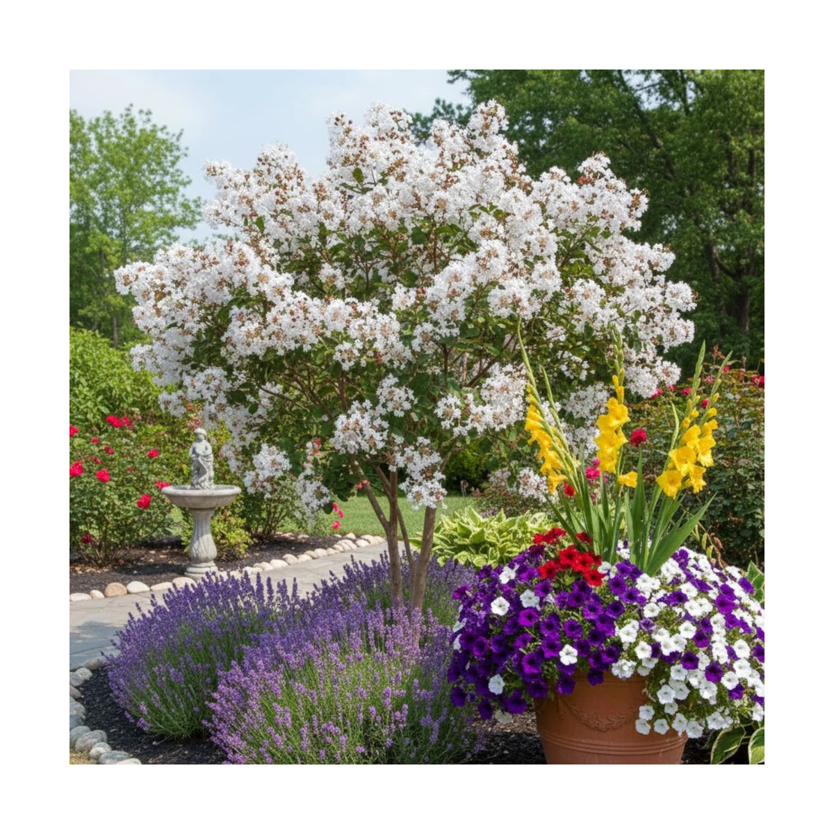 Lilas des Indes Kimono, Lagerstroemia