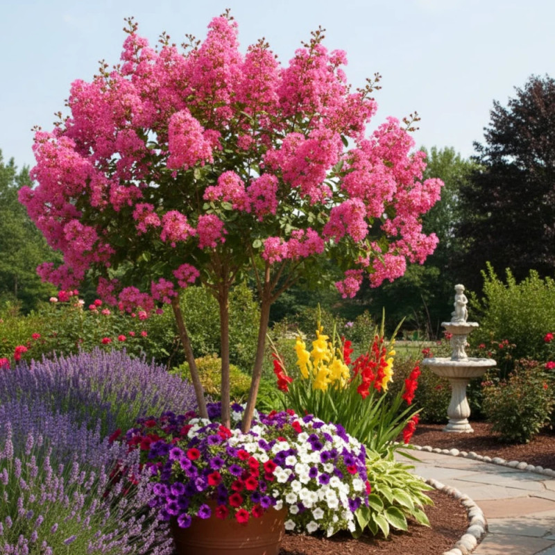 Lilas des Indes La Mousson, Lagerstroemia