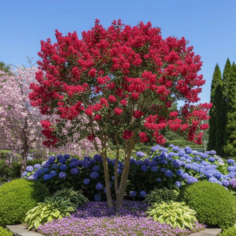 Lilas des Indes Périgord Pourpre, Lagerstroemia
