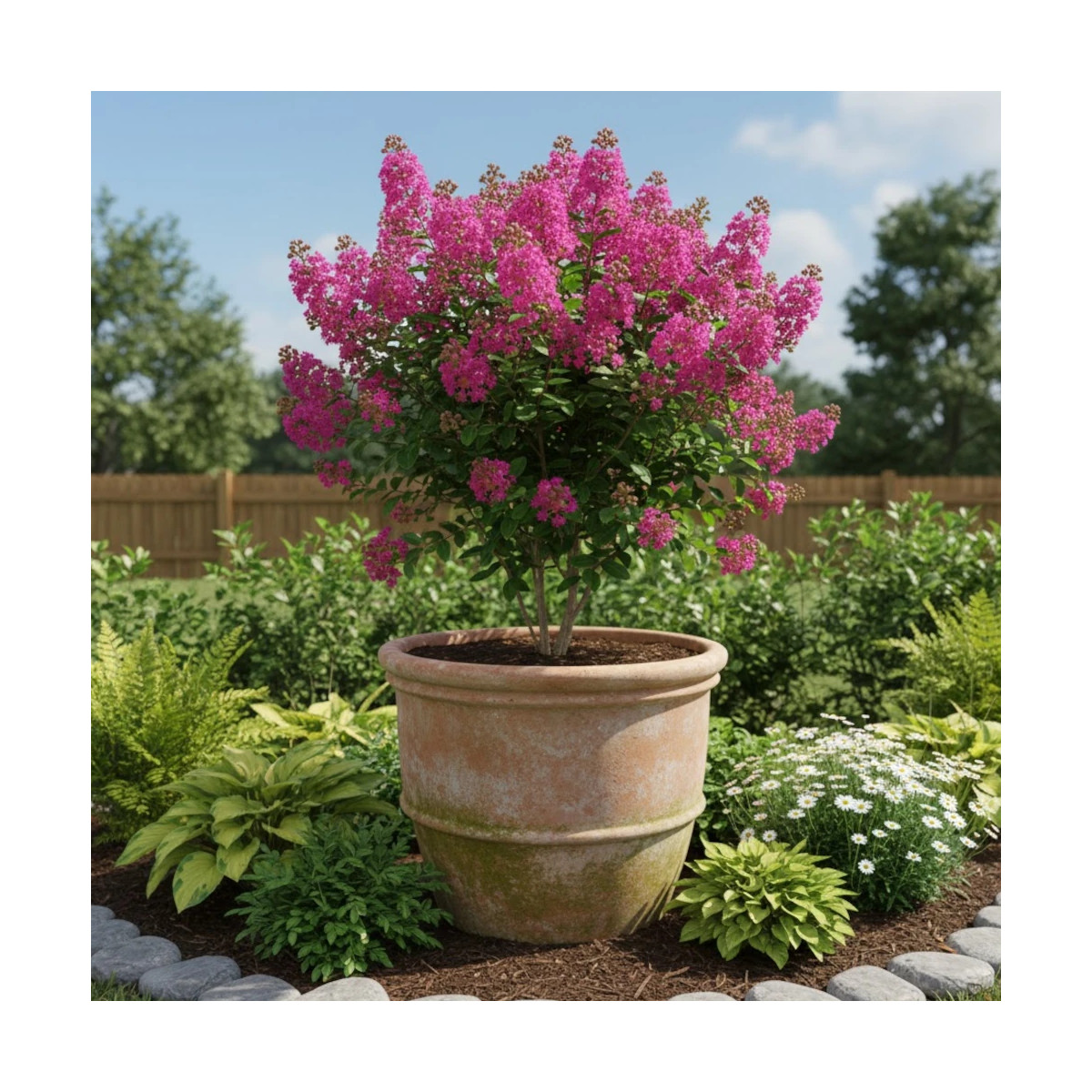 Lilas des Indes Petit´ Canaille® Rose, Lagerstroemia
