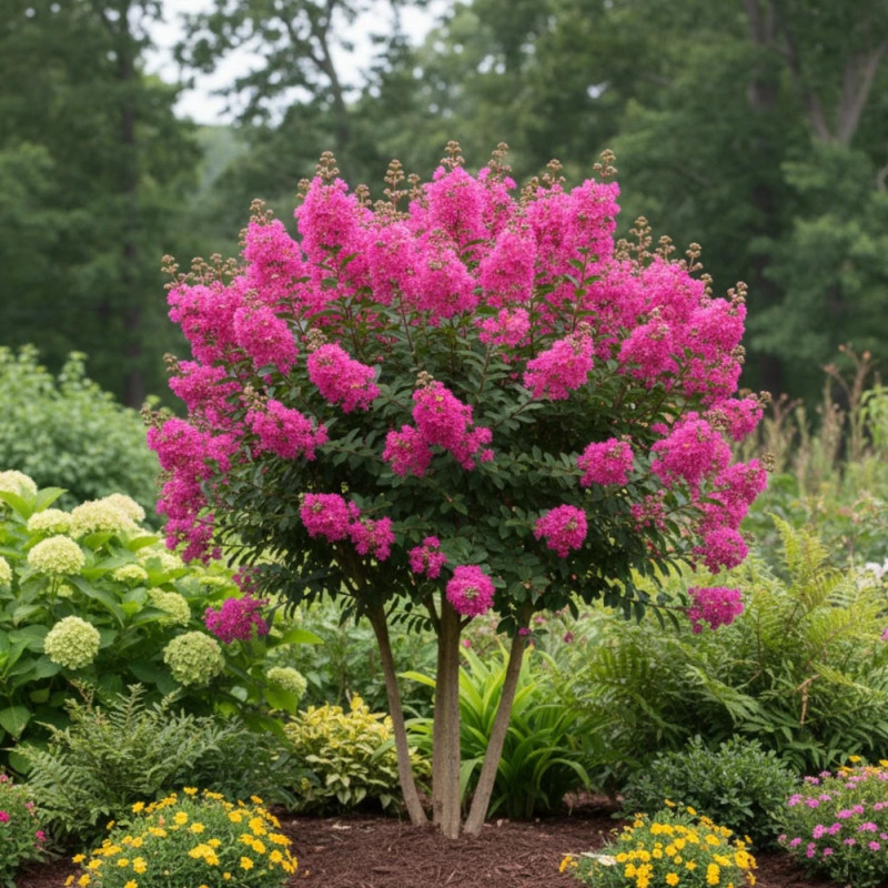Lilas des Indes Petit´ Canaille® Rose, Lagerstroemia