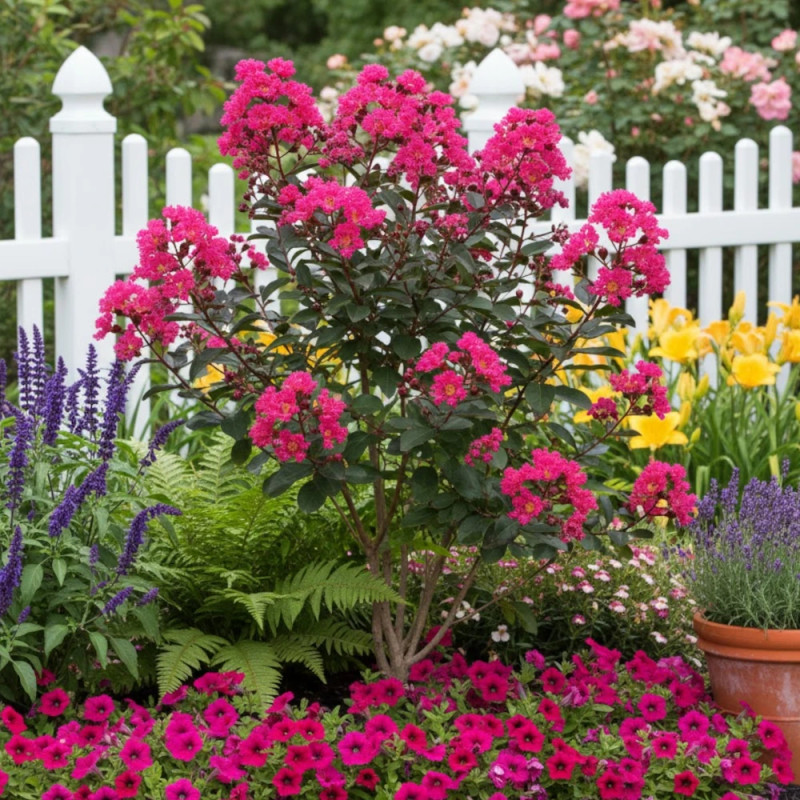 Lilas des Indes Pink Velour, Lagerstroemia
