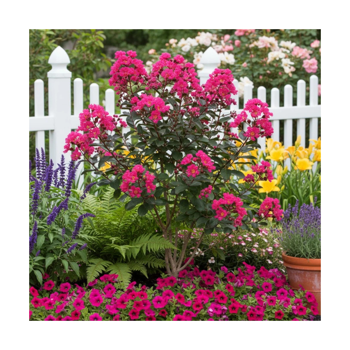Lilas des Indes Pink Velour, Lagerstroemia