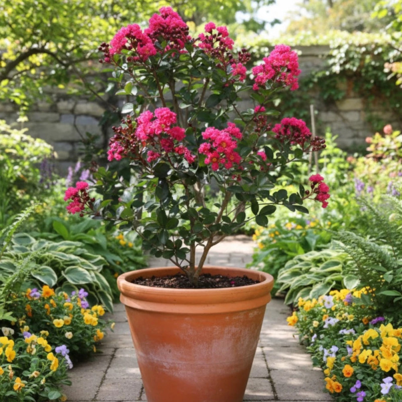 Lilas des Indes Pink Velour, Lagerstroemia