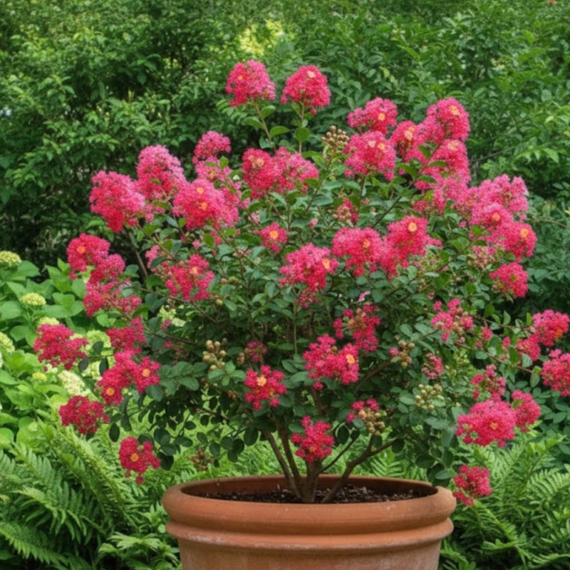 Lilas des Indes Rouge, Lagerstroemia