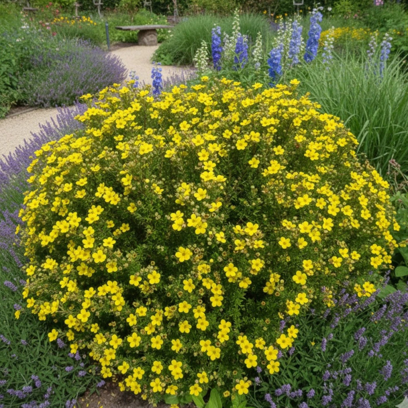 Potentille arbustive Bella Lindsey 'Hendlin', Potentilla