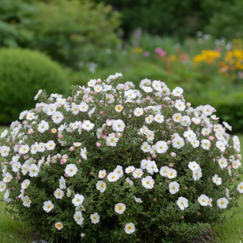 Potentille arbustive Double Punch® Cream 'MINCRERO01', Potentilla