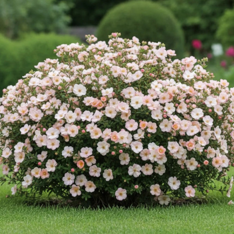 Potentille arbustive Double Punch® Pastel 'MINCRERO04', Potentilla